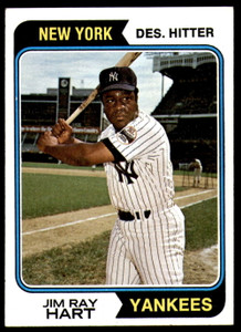 1974 Topps #159 Jim Ray Hart VG New York Yankees 
