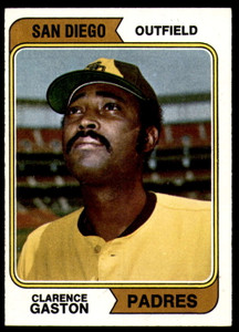1974 Topps #364a Cito Gaston VG San Diego Padres 