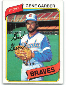 1980 Topps #504 Gene Garber VG Atlanta Braves 