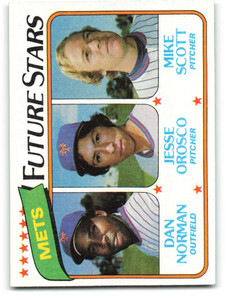 1980 Topps #681 Dan Norman/Jesse Orosco/Mike Scott Mets Future Stars VG RC Rookie New York Mets 