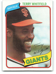 1980 Topps #713 Terry Whitfield VG San Francisco Giants 