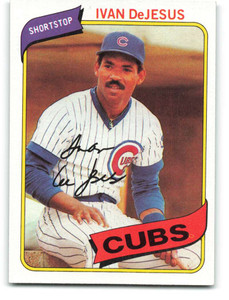1980 Topps #691 Ivan DeJesus VG Chicago Cubs 