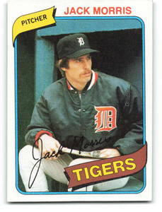 1980 Topps #371 Jack Morris VG Detroit Tigers 