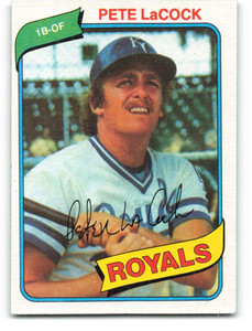 1980 Topps #389 Pete LaCock VG Kansas City Royals 
