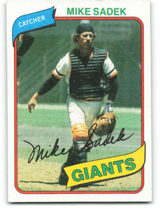 1980 Topps #462 Mike Sadek DP VG San Francisco Giants 
