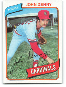 1980 Topps #464 John Denny VG St. Louis Cardinals 
