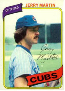 1980 Topps #493 Jerry Martin VG Chicago Cubs 