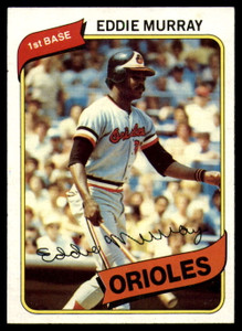 SOLD 17551 1980 Topps #160 Eddie Murray VG Baltimore Orioles 