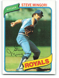1980 Topps #219 Steve Mingori VG Kansas City Royals 