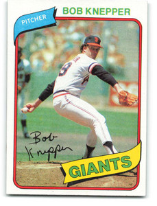 1980 Topps #111 Bob Knepper VG San Francisco Giants 