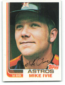 1982 Topps #734 Mike Ivie VG Houston Astros 