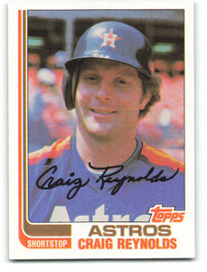 1982 Topps #57 Craig Reynolds VG Houston Astros 