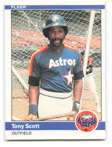 1984 Fleer #241 Tony Scott VG Houston Astros 