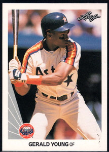 1990 Leaf #214 Gerald Young VG Houston Astros 