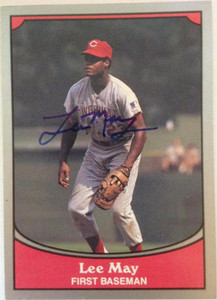 Lee May Autographed 1990 Pacific Legends #55