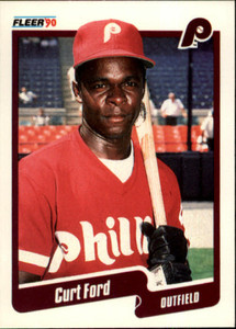 1990 Fleer #557 Curt Ford VG Philadelphia Phillies 