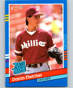 1991 Donruss #47 Darrin Fletcher RR VG Philadelphia Phillies 