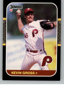 1987 Donruss #236 Kevin Gross VG Philadelphia Phillies 