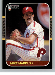 1987 Donruss #535 Mike Maddux VG RC Rookie Philadelphia Phillies 