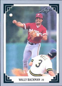 1991 Upper Deck Wally Backman Baseball Cards #790