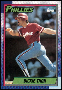 1990 Topps #269 Dickie Thon VG Philadelphia Phillies 