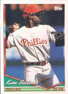 1994 Topps #238 Kim Batiste VG Philadelphia Phillies 