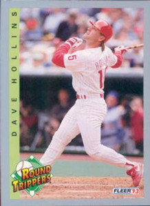 1993 Fleer #353 Dave Hollins VG Philadelphia Phillies 