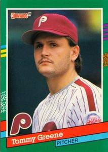 1991 Donruss #635 Tommy Greene VG Philadelphia Phillies 