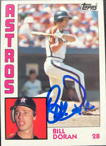 Bill Doran Autographed 1984 Topps #198