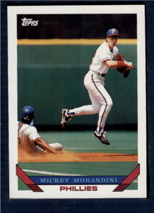 1993 Topps #262 Mickey Morandini VG Philadelphia Phillies 
