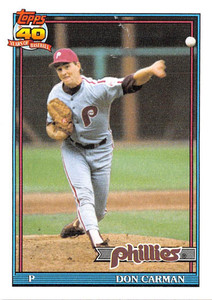 1991 Topps #282 Don Carman VG Philadelphia Phillies 