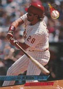 1993 Ultra #90 John Kruk VG Philadelphia Phillies 