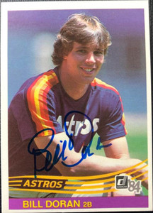 Bill Doran Autographed 1984 Donruss #580