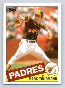 1984 Fleer #315 Mark Thurmond VG San Diego Padres - Under the