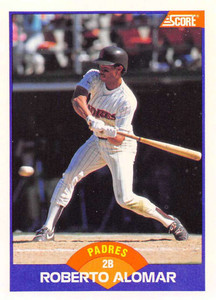 1989 Score #232 Roberto Alomar VG San Diego Padres 