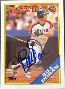 Bill Doran Autographed 1988 Topps Tiffany #745