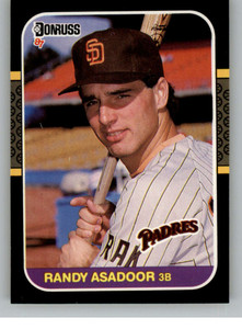 1987 Donruss #574 Randy Asadoor VG RC Rookie San Diego Padres 