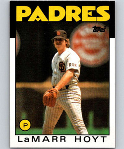 1986 Topps #380 LaMarr Hoyt VG San Diego Padres 
