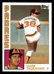 1984 Topps #481 Mark Thurmond VG San Diego Padres 
