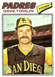 1977 Topps #241 Dave Tomlin VG San Diego Padres 