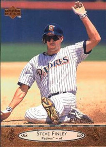1996 Upper Deck #449 Steve Finley VG San Diego Padres 