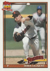 1991 Topps #683 Derek Lilliquist VG San Diego Padres 