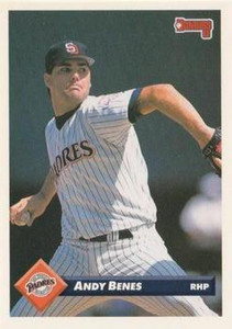 1993 Donruss #22 Andy Benes VG San Diego Padres 