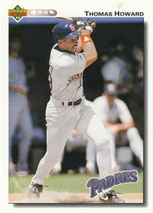 1992 Upper Deck #416 Thomas Howard VG San Diego Padres 
