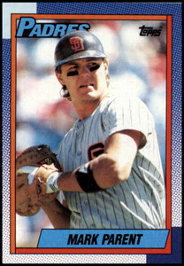 1990 Topps #749 Mark Parent UER VG San Diego Padres 