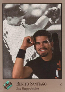 1992 Studio #107 Benito Santiago VG San Diego Padres 