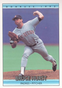 1992 Donruss #123 Bruce Hurst VG San Diego Padres 