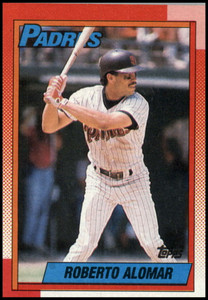 1990 Topps #517 Roberto Alomar VG San Diego Padres 
