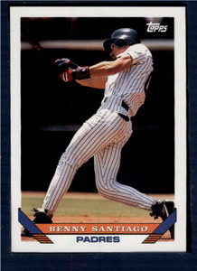 1993 Topps #220 Benito Santiago VG San Diego Padres 