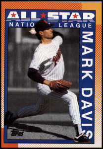 1990 Topps #407 Mark Davis AS VG San Diego Padres 
